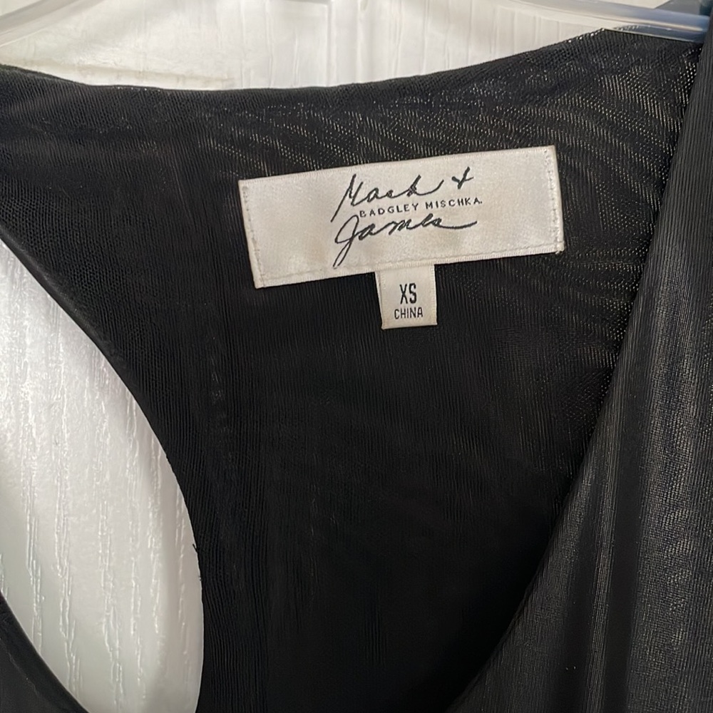 Mark + James jersey little black dress extra small XS - Picture 2 of 6